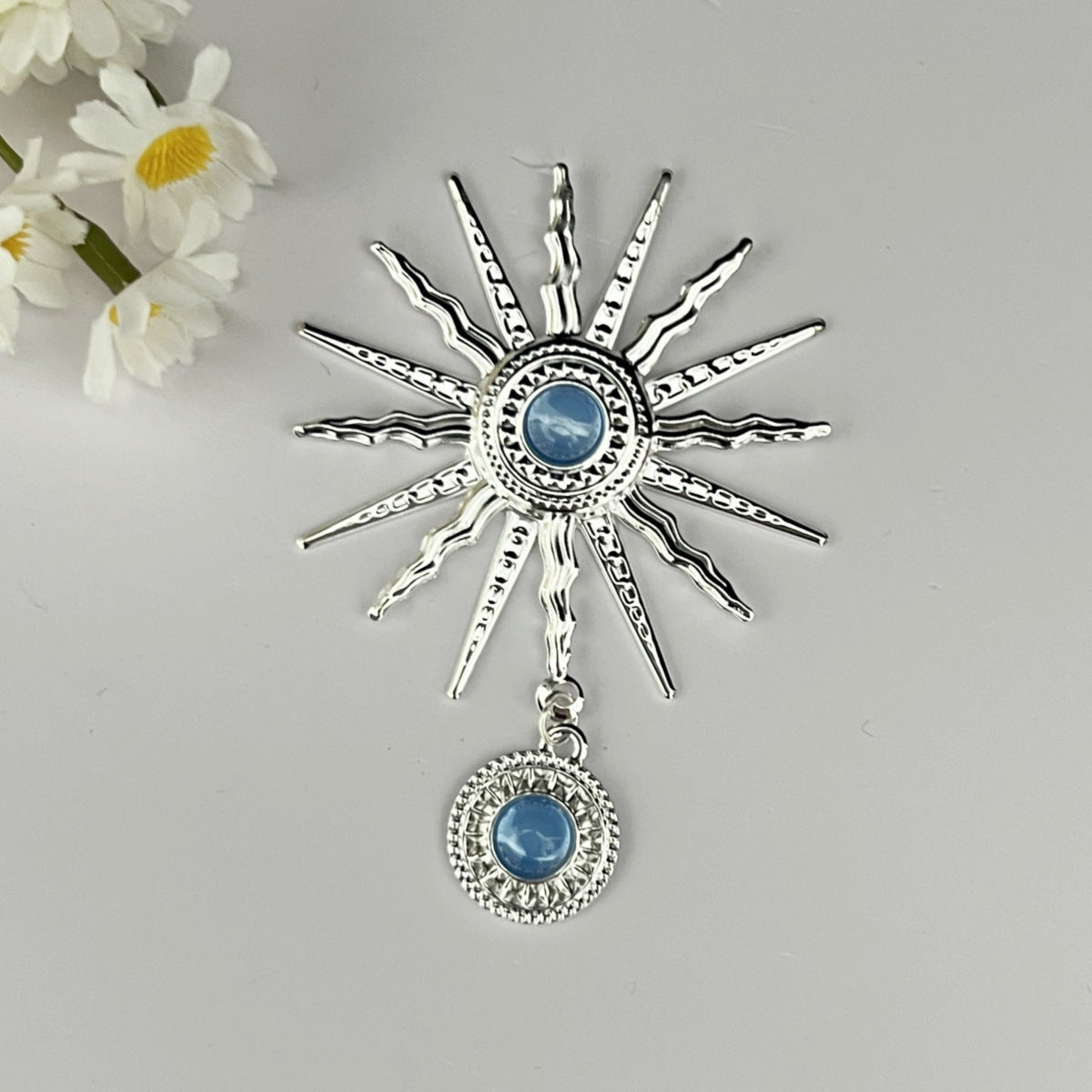 Pearl Sunflower DIY Jewelry Virgin Halo Baroque Lolita Dark Gothic Cos Headdress Style Accessories