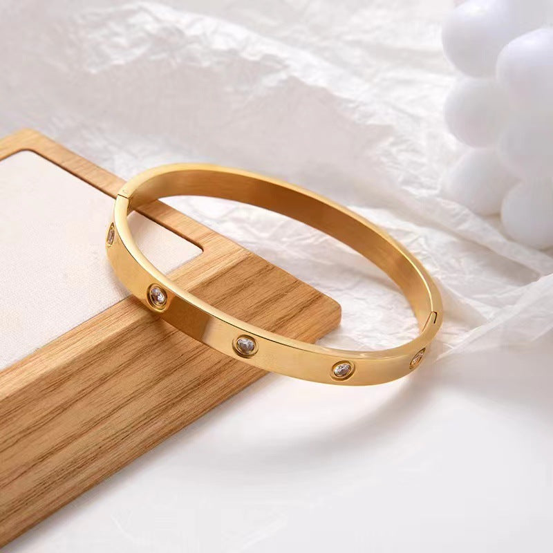 Cross-Border European and American Popular Card Bracelets for Women, Simple Fashion Jewelry Accessories, Novice Jewelry Wholesale