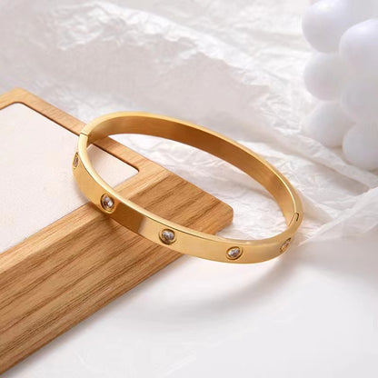 Cross-Border European and American Popular Card Bracelets for Women, Simple Fashion Jewelry Accessories, Novice Jewelry Wholesale