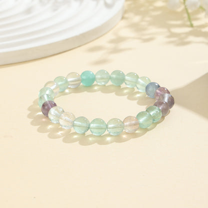 European and American Cross-Border Hot-Selling Popular Jewelry 8mm Natural Stone Bracelet Amethyst Tiger Eye Stone Agate Bracelet Jewelry