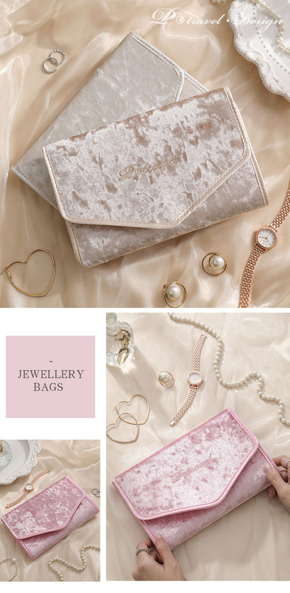 Source Factory New Jewelry Earrings Ring Necklace Pendant Watch Storage Bag Multifunctional Foldable