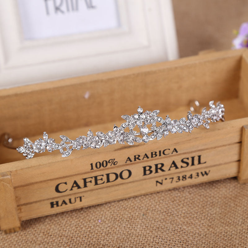 Bridal Diamond Crown Tiara Wedding Dress Wedding Dress Headband Rhinestone Jewelry Accessories