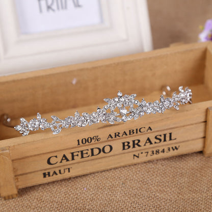 Bridal Diamond Crown Tiara Wedding Dress Wedding Dress Headband Rhinestone Jewelry Accessories