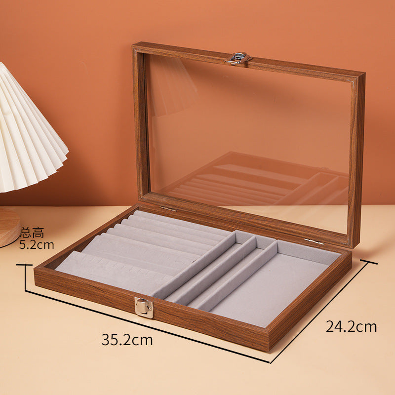 Dustproof Large Capacity Necklace Storage Box Snake Bone Chain Jewelry Box Bracelet Bracelet Jewelry Jewelry Display Box Necklace Box