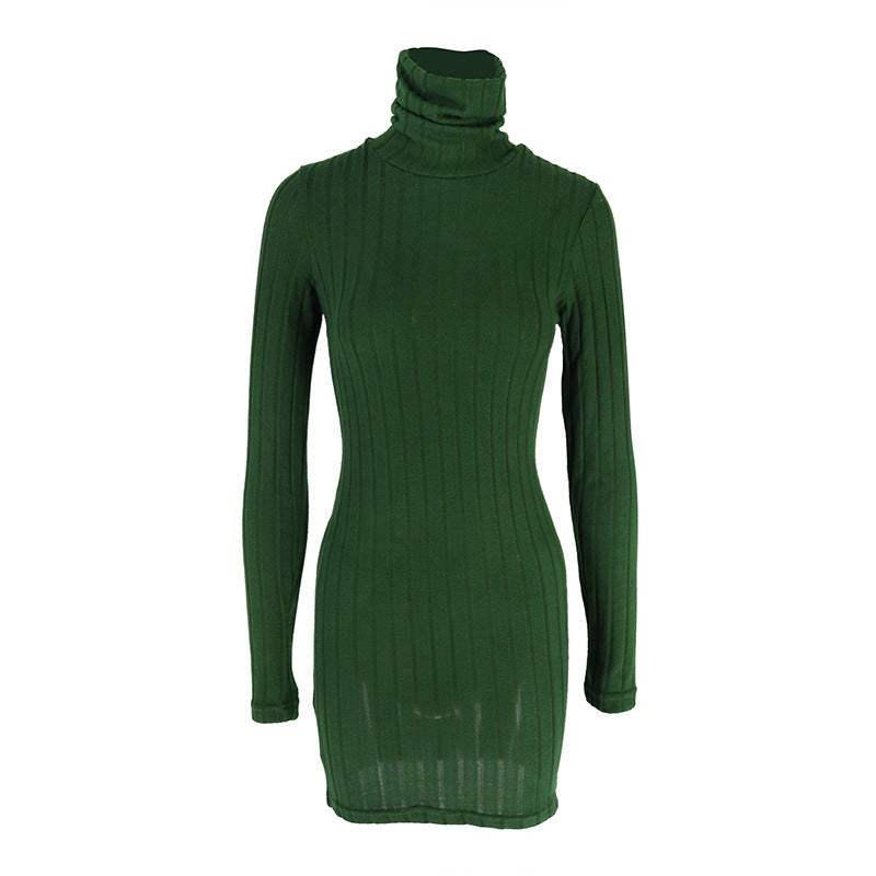 Ab480 Quality Model 2024 Spring Style Elegant Women's Polyester Long-Sleeve Round-Neck Bodycon Dress Wholesale from Manufacturer