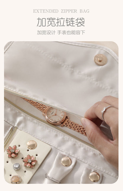 Source Factory New Jewelry Earrings Ring Necklace Pendant Watch Storage Bag Multifunctional Foldable