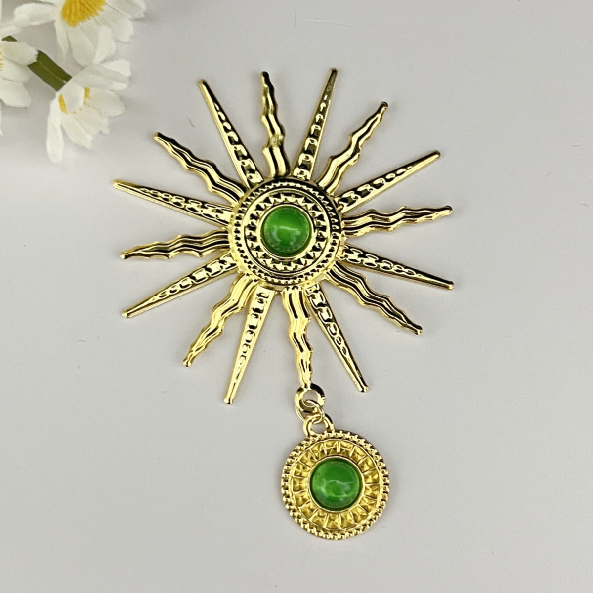 Pearl Sunflower DIY Jewelry Virgin Halo Baroque Lolita Dark Gothic Cos Headdress Style Accessories