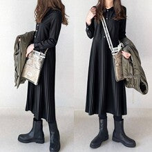 In Stock! Vintage Style A-Line Skirt for Women, 2026 Summer New Japanese Style Ladylike Loose Lace-Up Dress for Women