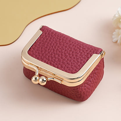 Genuine Leather Mini Necklace Jewelry Box Women's Earrings Gold Ring Gold Jewelry Cosmetics Bag Earphones Coin Purse
