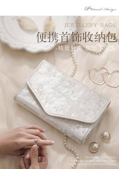 Source Factory New Jewelry Earrings Ring Necklace Pendant Watch Storage Bag Multifunctional Foldable