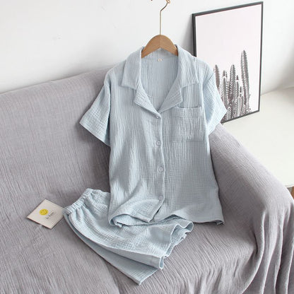 Short Sleeved Shorts Pijama Suit for Women Casual Wear Fashion Style 2 Pcs Pajama Set Summer Thin Women's Sleepwear Clothes