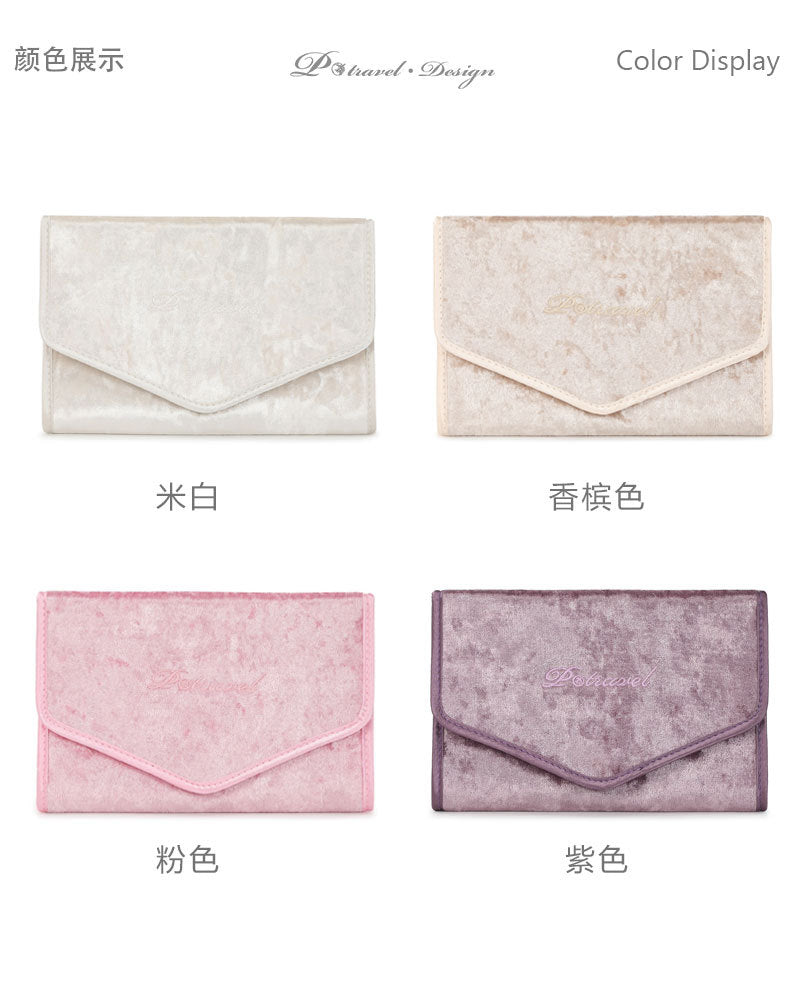 Source Factory New Jewelry Earrings Ring Necklace Pendant Watch Storage Bag Multifunctional Foldable