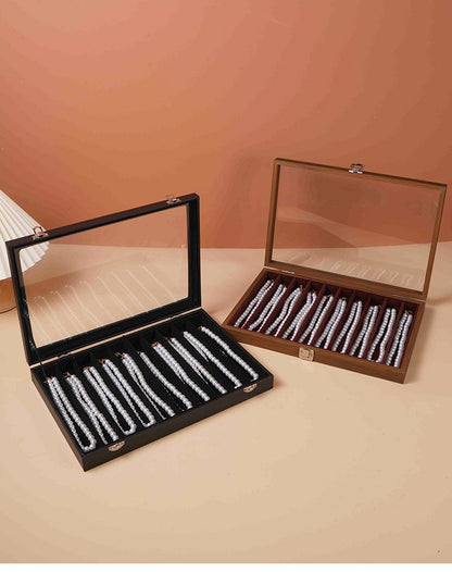 Dustproof Large Capacity Necklace Storage Box Snake Bone Chain Jewelry Box Bracelet Bracelet Jewelry Jewelry Display Box Necklace Box