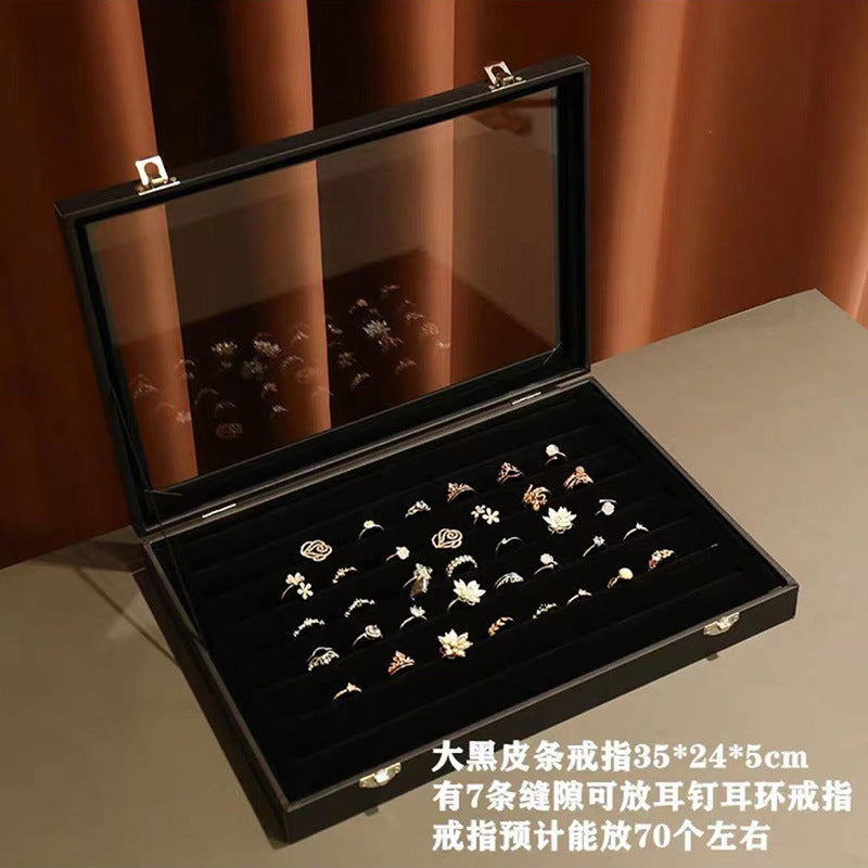 Ear Clip Ear Wire Jewelry Box Large Capacity Ring Necklace Bracelet Display Stand Ear Ring Ear Stud Earrings Storage Box