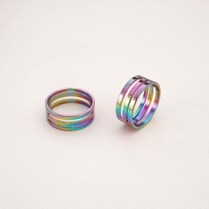 stainless steel ring auxiliary opening closed ring tool opener ring handmade diy material jewelry tool