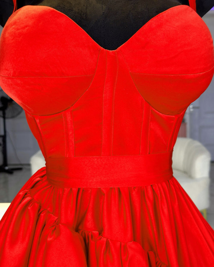 Cross-border source fashion waist sling strap bow sexy dress African women's clothing