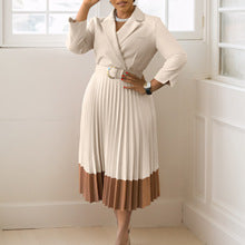 D3168 European and American Clothing Summer Office Dress Three-Quarter Sleeve Pleated Strap Professional Large Size African Dress
