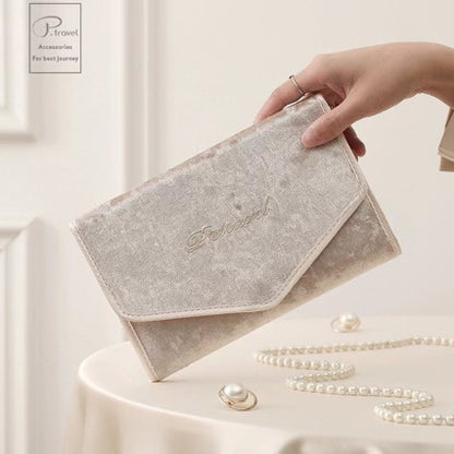 Source Factory New Jewelry Earrings Ring Necklace Pendant Watch Storage Bag Multifunctional Foldable