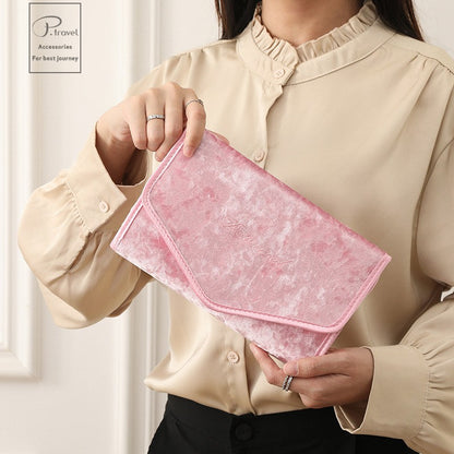 Source Factory New Jewelry Earrings Ring Necklace Pendant Watch Storage Bag Multifunctional Foldable