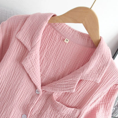 Short Sleeved Shorts Pijama Suit for Women Casual Wear Fashion Style 2 Pcs Pajama Set Summer Thin Women's Sleepwear Clothes