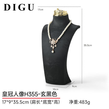 Necklace Display Stand, Mannequin Jewelry Stand, Neck Model, Necklace Holder, Counter Jewelry Display Props