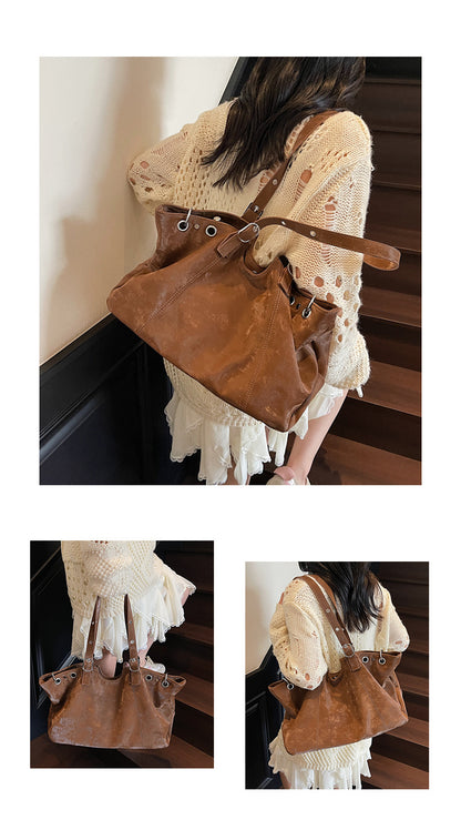 Vintage Big Bags For Women Handbags Top-handle Handbag Fashion Satchel Dumpling Pack Tote Shoulder Bag Hobos Large Purse Bolsa