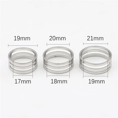 stainless steel ring auxiliary opening closed ring tool opener ring handmade diy material jewelry tool