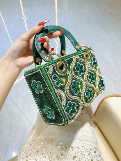 New Cross-border Light Luxury Celebrity Handbag Small Handbag Shoulder Crossbody Evening Bag High-quality Large-capacity Women's Bag