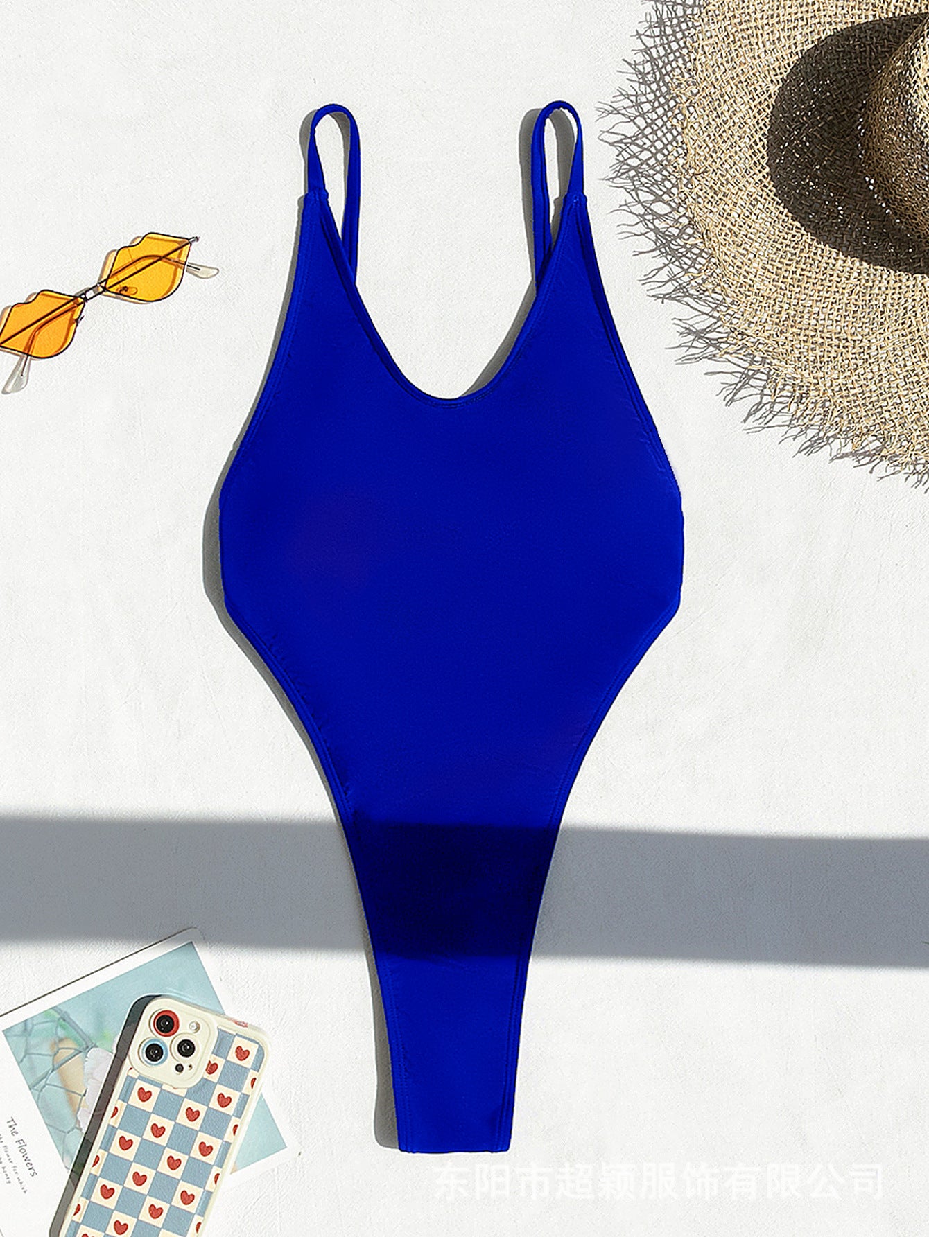 2024 new hot-selling backless one-piece swimsuit sexy slim swimsuit women's bikini foreign trade European and American beach wear