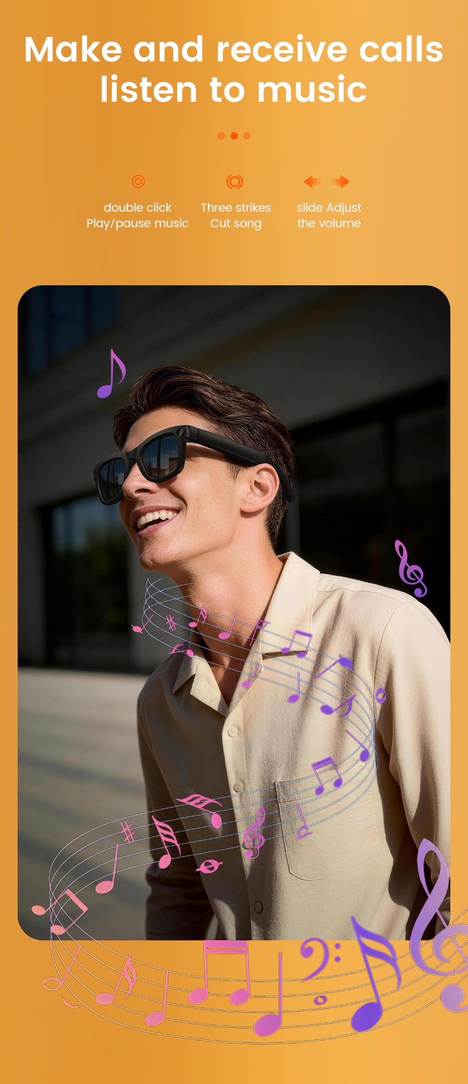 E09 Smart Camera Glasses, Fashionable Video Eyewear, TR Flexible Material, Dual Microphone Noise Reduction, Real-time App