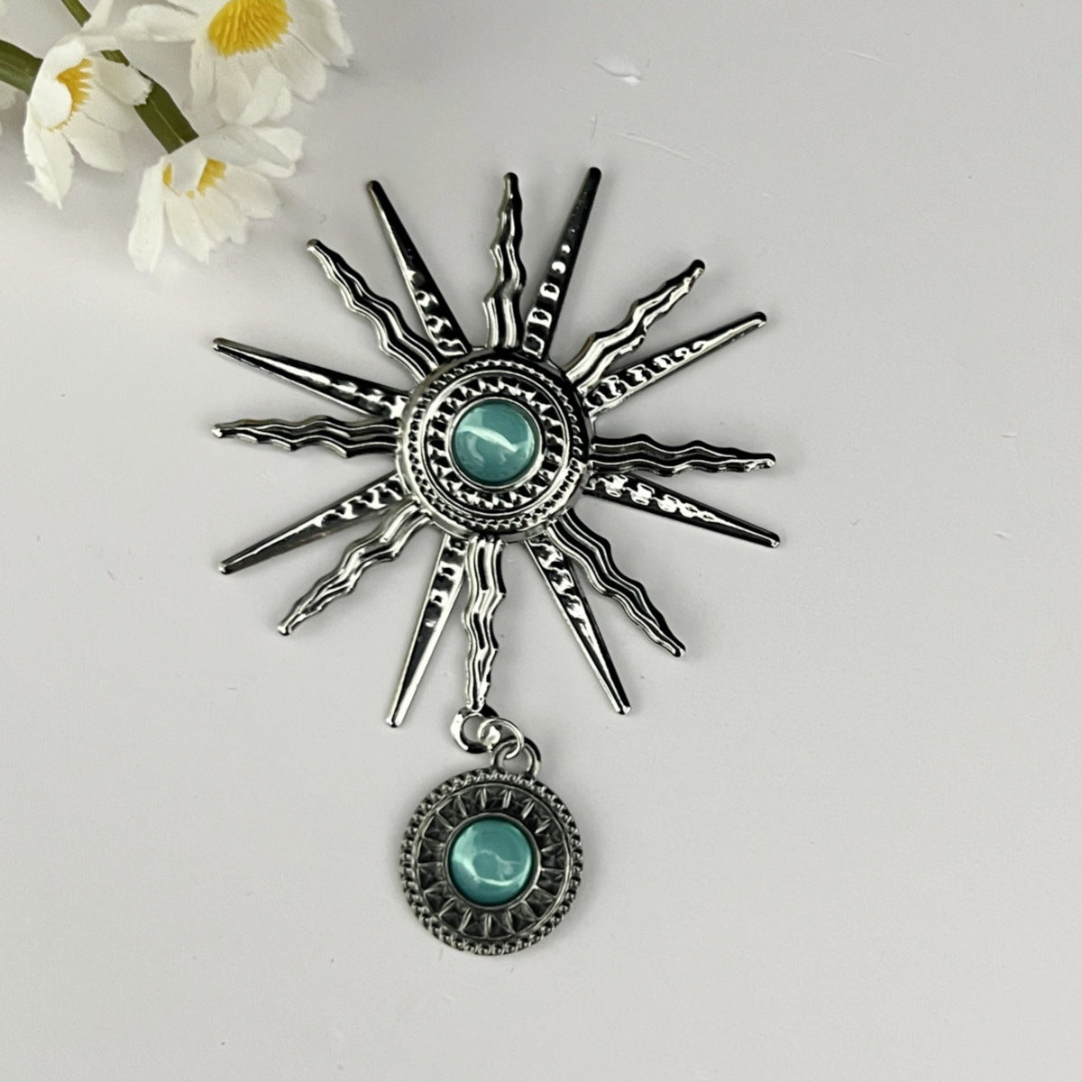 Pearl Sunflower DIY Jewelry Virgin Halo Baroque Lolita Dark Gothic Cos Headdress Style Accessories