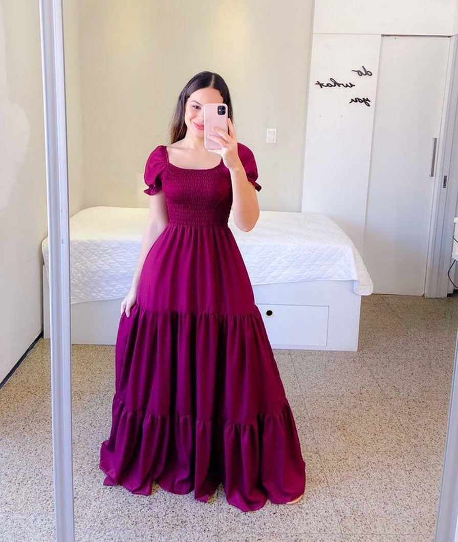 2025 Cross-Border New Spring and Summer European and American Clothing Dress One-Shoulder Floral Off-Shoulder Long Color Fairy Skirt