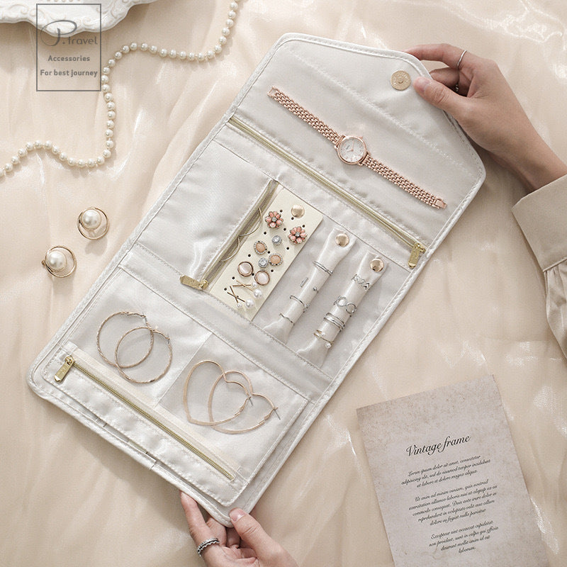 Source Factory New Jewelry Earrings Ring Necklace Pendant Watch Storage Bag Multifunctional Foldable