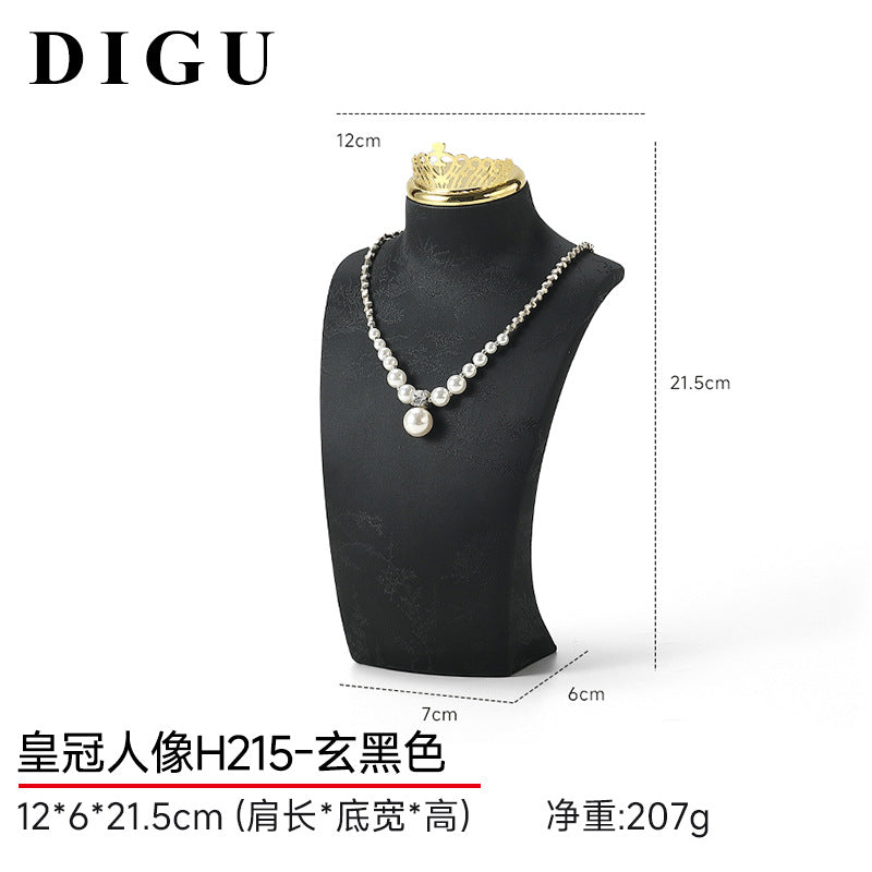 Necklace Display Stand, Mannequin Jewelry Stand, Neck Model, Necklace Holder, Counter Jewelry Display Props