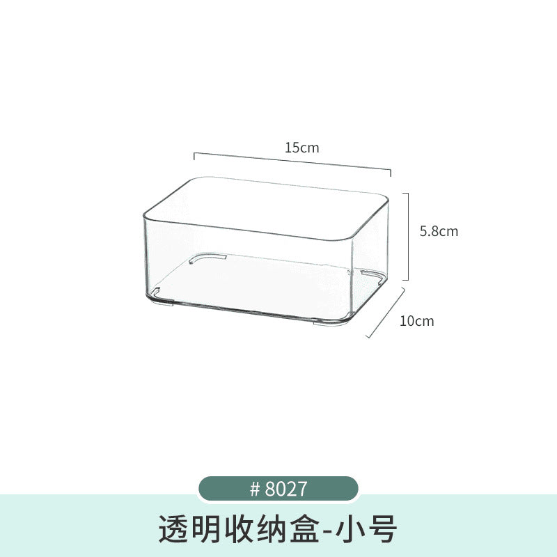 Mirror Cabinet Storage Box Desktop Cosmetics Lipstick Storage Rack Bathroom Bathroom Desktop Dressing Table Organization Box