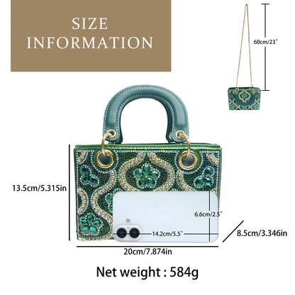 New Cross-border Light Luxury Celebrity Handbag Small Handbag Shoulder Crossbody Evening Bag High-quality Large-capacity Women's Bag