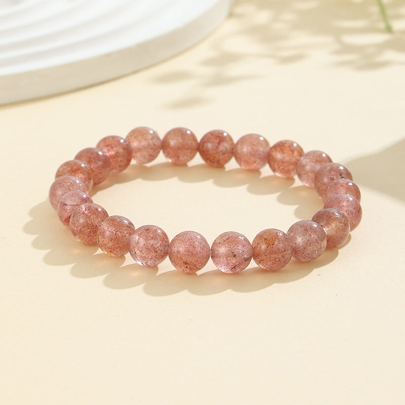 European and American Cross-Border Hot-Selling Popular Jewelry 8mm Natural Stone Bracelet Amethyst Tiger Eye Stone Agate Bracelet Jewelry