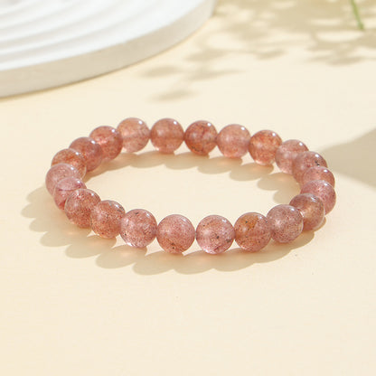 European and American Cross-Border Hot-Selling Popular Jewelry 8mm Natural Stone Bracelet Amethyst Tiger Eye Stone Agate Bracelet Jewelry