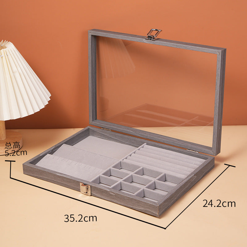 Dustproof Large Capacity Necklace Storage Box Snake Bone Chain Jewelry Box Bracelet Bracelet Jewelry Jewelry Display Box Necklace Box