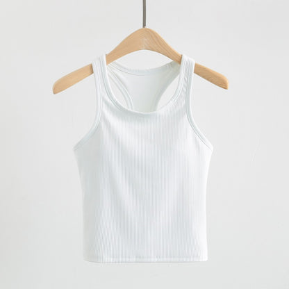 Original ebb yoga vest women's I-character sports outer wear tight quick-drying with chest pad running bra fitness upper