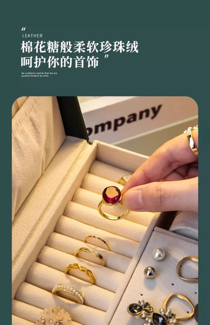Jewelry Storage Box, Exquisite Necklace, Earrings, Gold Hand Jewelry, Earrings, Jewelry Box, Large Capacity, 2025 Model Drawer