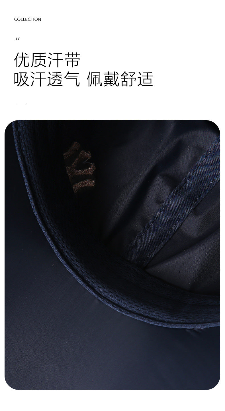 Quick-Drying Sun Protection Hat, Unisex Breathable Peaked Cap, Fashionable and Versatile Baseball Cap Wholesale Custom Logo
