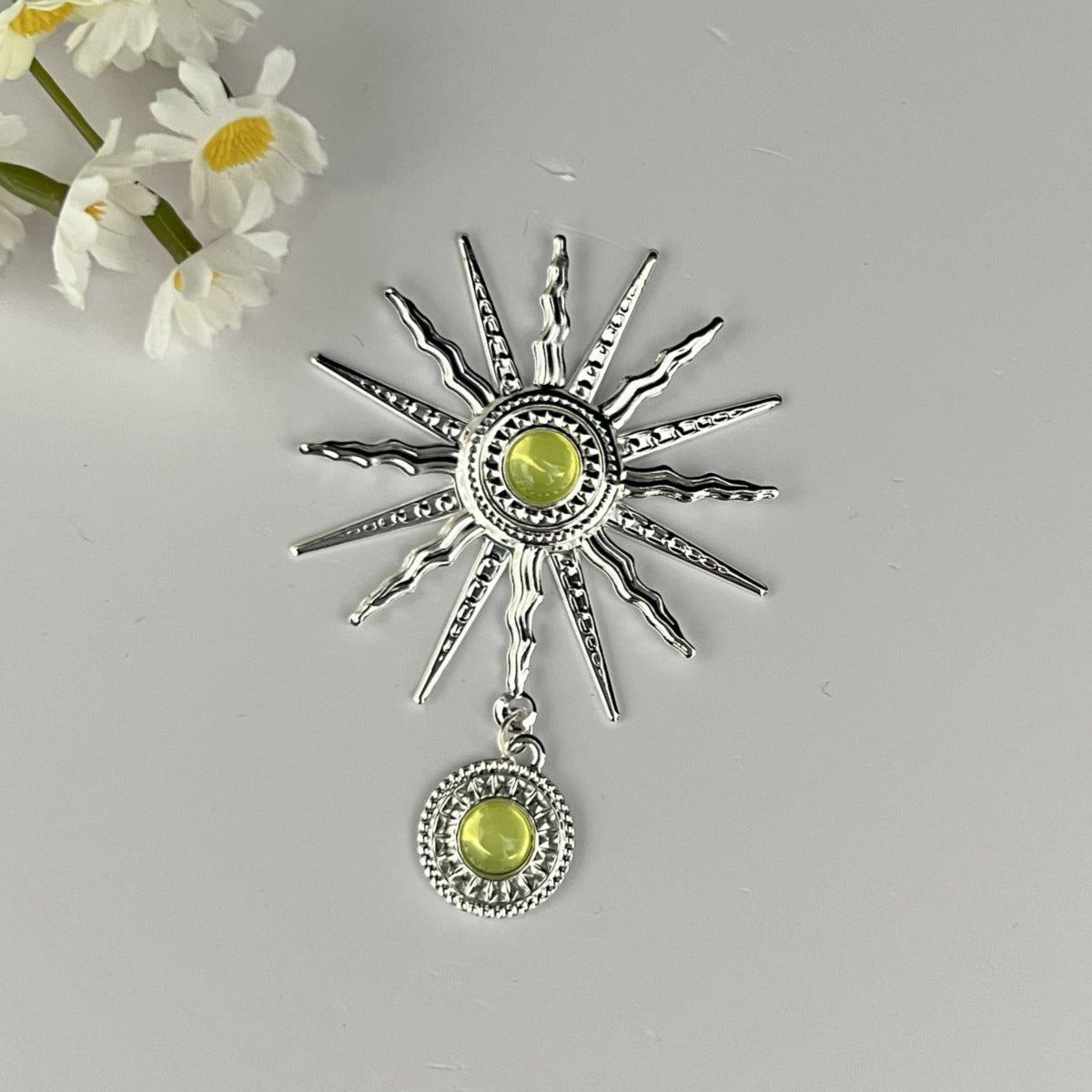 Pearl Sunflower DIY Jewelry Virgin Halo Baroque Lolita Dark Gothic Cos Headdress Style Accessories