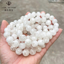 Jingdong Jewelry 3A Natural Cherry Blossom Agate Bracelet Fashion Sweet Wind Girl Single Circle Round Bead Bracelet Wholesale