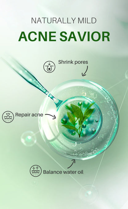 Organic Tea Tree Oil For Skin Face Hair Scalp Acne Treatment  Hair Growth Essential Oils for Diffuser, Aromatherapy Massage 10ml