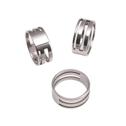 stainless steel ring auxiliary opening closed ring tool opener ring handmade diy material jewelry tool