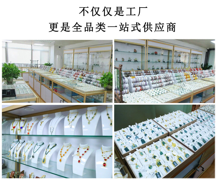 Guan Yu Natural White Chalcedony Bracelet Lotus Pod Agate Bracelet Jewelry Factory Wholesale Dropshipping S3051704