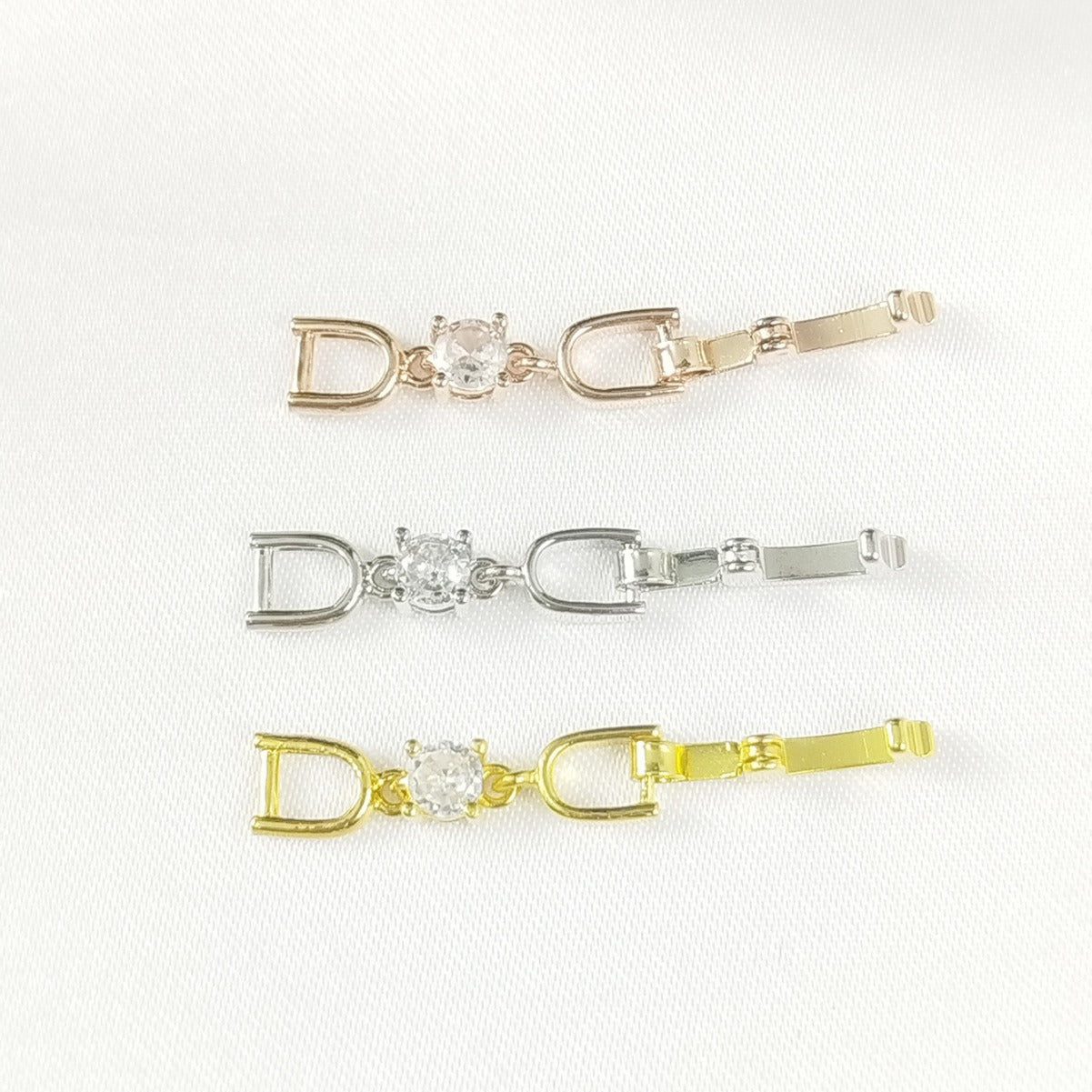 Joker bracelet necklace extended chain plated real platinum zircon 3cm lengthened first jewelry button accessories factory outlet