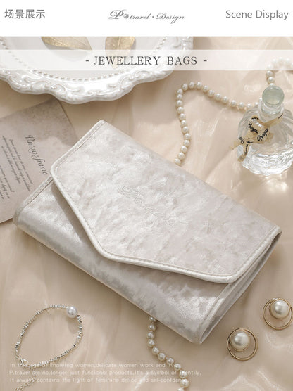 Source Factory New Jewelry Earrings Ring Necklace Pendant Watch Storage Bag Multifunctional Foldable