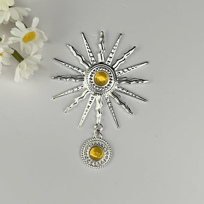 Pearl Sunflower DIY Jewelry Virgin Halo Baroque Lolita Dark Gothic Cos Headdress Style Accessories